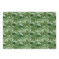 thumbnail image 1 of Palm Leaf Cutting Board, Mix of Jungle Foliage Leaves Madagascar Aloha Botanical Forest Plant, Decorative Tempered Glass Cutting and Serving Board, Small Size, Green Olive Green White, by Ambesonne, 1 of 1