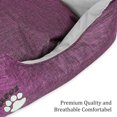 thumbnail image 5 of SUSSEXHOME Pets 36.2 x 26.75 x 8.7 Inches Outdoor Dog Bed for Extra Large Dogs - Durable Waterproof Sofa Dog Bed with Sides - (PURPLE), 5 of 6