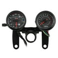 thumbnail image 2 of Velocímetro, odómetro y tacómetro con retroiluminación LED de 12 V, 0-160 km/h y 13&nbsp;000 rpm, universal para motocicletas., 2 of 14