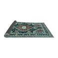 thumbnail image 2 of Ahgly Company Indoor Rectangle Medallion Light Blue Traditional Area Rugs, 8' x 12', 2 of 4