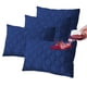 thumbnail image 1 of Amorosa 4 Piezas Fundas de Almohadas Impermeable de Triple Capa Funda de Almohada Sofá Transpirable Protector de AlmohadaI Lavable Máquina para Hogar Hotel Azul Estándar-50*80cm, 1 of 7
