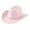 Pink, variant on AWZXDE Western Cowboy Hat For Men And Women Bohemian Style Fedora With Rhinestone Embellishments Khaki