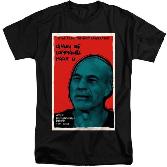 Star Trek Tng Season 6 Episode 11 Adult Tall T-Shirt 18/1 T-Shirt Black