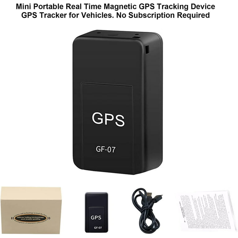  GPS Tracker for Vehicles, Mini Portable Real Time Magnetic GPS  Tracking Device, Full Global Coverage Location Tracker for Car, Kids, Dogs,  Motorcycle. No Subscription Required : Electronics