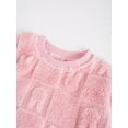 thumbnail image 7 of TiaoBug Kids Girls Boys Winter Thicken Warm Flannel Thermal Underwear Set Pink 9-10, 7 of 7