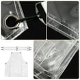 thumbnail image 6 of Niceauty White Hair Stylist Apron Adjustable Transparent Plastic Salon Apron, 6 of 8