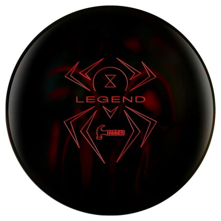 Hammer Black Widow Legend Bowling Ball (15lbs) (Best Bowling Ball Company)