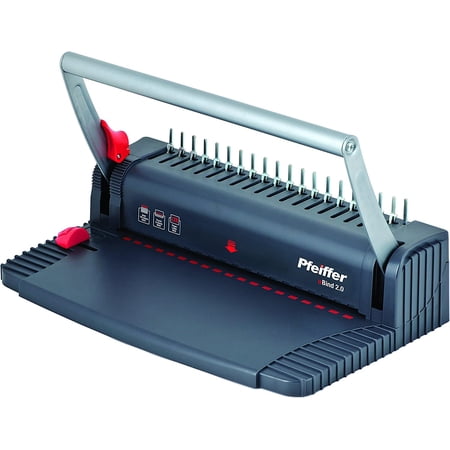 Pfeiffer uBind 2.0 Manual Plastic Comb Binding Machine Starter Kit