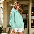 thumbnail image 6 of Resicozy Zip Up Hoodies for Women Oversized 2026 Y2K Hoodies Casual Long Sleeve Sweatshirts Fall Spring Track Jackets with Pockets Mint Green M, 6 of 6