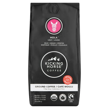 Kicking Horse Coffee Hola Light Ground Coffee, 10 oz, 6 (Best Kicking Horse Coffee)