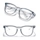thumbnail image 2 of Gafas de seguridad antivaho, gafas de bloqueo de luz azul, gafas de seguridad antipolen para hombres y mujeres, antisol, 2 of 4