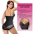 thumbnail image 6 of MISS MOLY Thong Bodysuit Shapewear for Women Tummy Control Fajia Backless Body Shaper Built-in Bra, 6 of 6