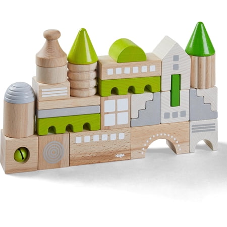 HABA Wooden Block Coburg Set - 28 Piece Building Block Set for Toddlers and Kids price history on PriceWatchPro
