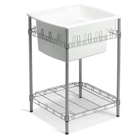 latitude kohler basin utility sink sterling standing stand single