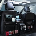 thumbnail image 4 of Organizador de coche, organizador de coche para niños con bandeja y bolsillo para teléfono/tableta, organizadores impermeables para asiento trasero de coche para guardar juguetes/libros/botellas, 4 of 5
