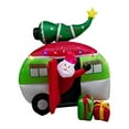 thumbnail image 2 of Papá Noel en Navidad,Decoración navideña inflable para exteriores: Papá Noel,Luces LED integradas para jardín,césped navideño,Porche trasero iluminado para decoración navideña, 2 of 8
