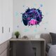 thumbnail image 5 of 2 piezas 3D Break Onsoles Adhesivo de pared Vinilo ciberpunk Arte Mural Despegar y pegar para dormitorio Sala de juegos, 5 of 8