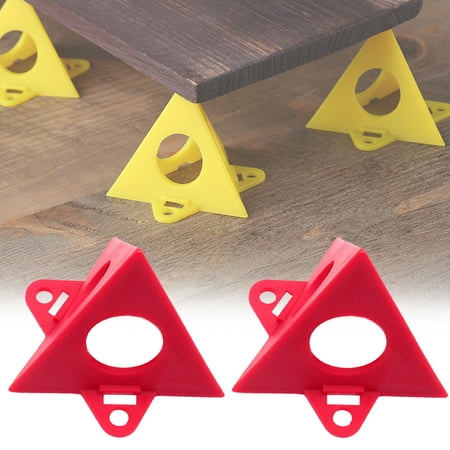 

Fairnull 10Pcs Professional Painter Pyramid Triangle Widely Used Lightweight Paint Pyramid Stand for Woodworking