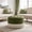Green, variant on WUTUTUEE Upholstered Ottoman with Fringe Trim, Tufted Cushion, Wooden Legs and Safety Support Hinge