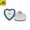 Light Blue3, variant on Iumwxz Heart Shaped Plug In LED Night Light with Dusk to Dawn Sensor, Auto On Off, Soft Warm Glow for Bedroom, Hallway, Living Room, Stairway Safety