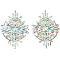 thumbnail image 1 of WREESH Exquisite Acrylic Chest Sticker Diamond Art Carnival Party Chest Decoration, 1 of 1