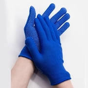 12 Pair Single Sided Working Gloves Polyester Cotton Work Gloves with Grip Dots
