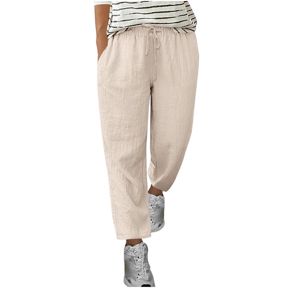 Dxzfnsa Women‘s High-Waisted Sweatpants with Pockets, Loose Lounge Pajama Pants for Fall Winter Spring Yoga Travel S-5XL