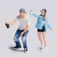 thumbnail image 4 of Miniature 1/87 Hand Painted Graffiti People Model Doll Layout Scenario for Home Decor Collections - boy white, 4 of 6