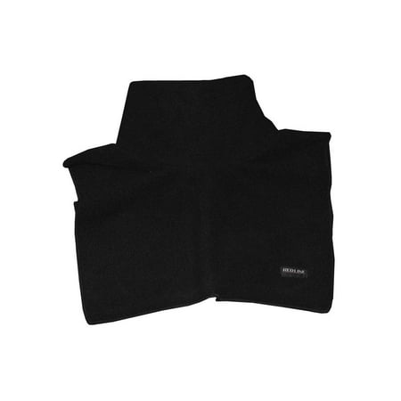 Redline Leather - Unisex Neck & Chest Warmer Gaiter, Soft Black Fleece ...