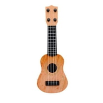 Kids Ukulele Toy, Small Guitar Toy, 4 String Musical Instrument, Early Learning Education, Musical Instrument Guitar Toy for Beginner