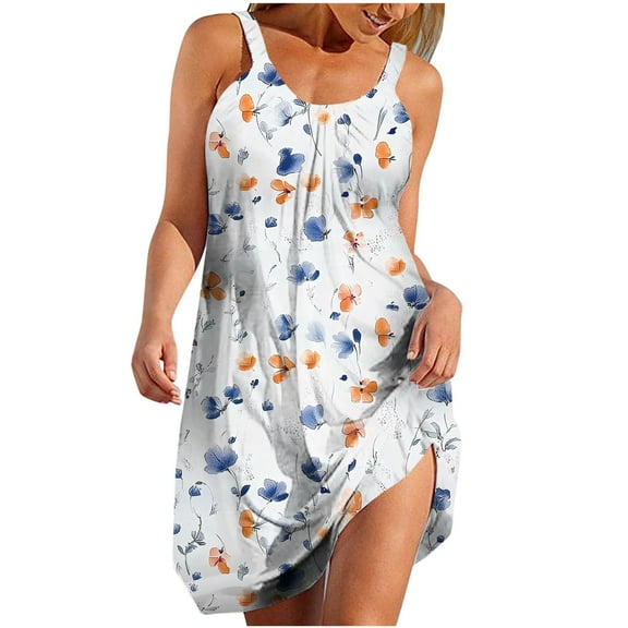 Levmjia Women Nightgown V-Neck Strappy Knee-Length Polyester Sleep Dress Stretchy Comfy Summer Nightwear Plus Size Elastic Soft Pajamas Lace Trim Solid Color