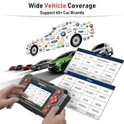 Foxwell NT604 Elite OBD2 Scanner Automotive Diagnostic Tool Car Four System Scanner Vehicle Code Reader for Engine Transmission ABS Airbag SRS Car Scanner Automotive Scanner Full OBDII Functions