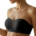 thumbnail image 3 of Brasier Tela de Mantequilla Sujetadores sin Tirantes de Talla Grande para Mujer, sin Aros de Acero Extra Grande, 3 of 4
