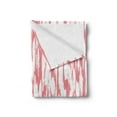 thumbnail image 2 of Abstract Soft Flannel Fleece Blanket, Hipster Style Inspirations Brush Stroke Stripes Watercolor Paint Smears Vintage, Cozy Plush for Indoor and Outdoor Use, 50" x 70", Coral White, by Ambesonne, 2 of 5