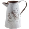 thumbnail image 1 of Jarrón de campo francés antiguo, jarra Original, Cubo de peltre Retro, jarrón, decoración de jardín Ormromra WL-00788-2, 1 of 9