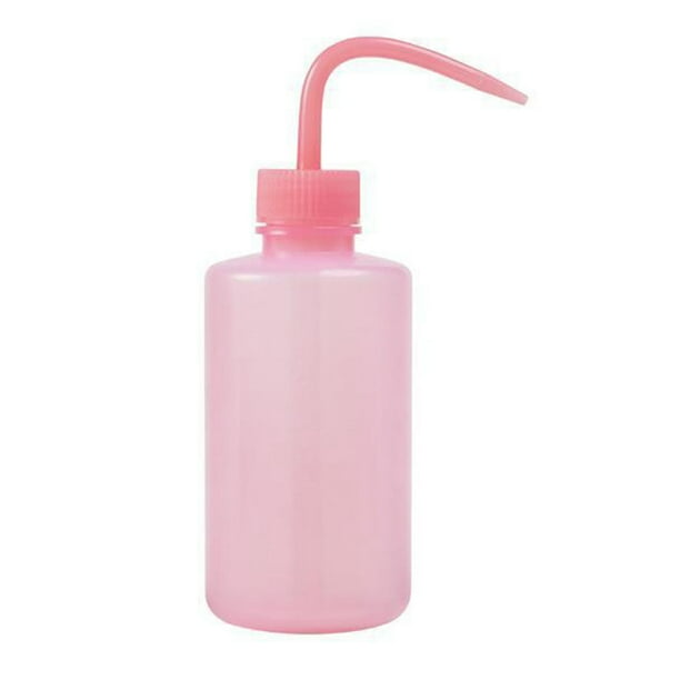 Botella de PlásStico para Lavado de Tatuajes de 250 ml para extensiones de Pestañas, Pestañas Postizas, Herramienta Portátil Con Boquilla Curvada Para Aperceta, Fácil de