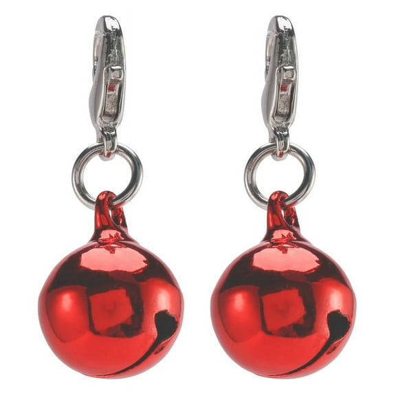 2X Bells Jingle Pendant for Dog Cat Collar Canvas Backpack