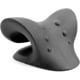 thumbnail image 5 of Relajador de cuello y hombros, dispositivo de tracción cervical para aliviar el dolor y alineación de la columna cervical, almohada quiropráctica, camilla de cuello (negro), 5 of 5