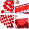 thumbnail image 3 of 5 Pack Valentines Decorations,Valentines Party Decoration,3.3x6.6ft Red Heart Shape Tinsel Foil Fringe Curtain Valentines Photo Backdrop,Streamer Backdrop for Birthday,Engagement,Wedding Red 16.5 x, 3 of 5