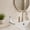 Broken ice grain, variant on Grusce 2 Set Silicone Bathtub Splash Guard with Strong Suction Cup Reusable Water Barrier Mat for Sink Basin to Stop Water Splashing