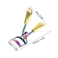 thumbnail image 2 of Unique Bargains 1 Pcs Women Plated Eyelash Curler for Business Travel Carbon Steel Colorful Gold Tone, 2 of 4