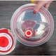 thumbnail image 3 of Juego de 3 Tazones de Acero Inox. Aquila con Tapa 1L 1.25L 1.65L Fresh Box, 3 of 5