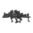 thumbnail image 3 of Design Toscano Noeud Paresseux de Sitters Grenouilles, Bronze, 3 of 4