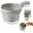 White, variant on Small Fruit Colander,Dual Layer Draining Basket with Handle,Mini Berry and Tomato Washer,Vegetable Washing Bowl with Strainer,Kitchen Rinser Container for Fruits,Portable Strainer Bowl(4.92x4.33in)