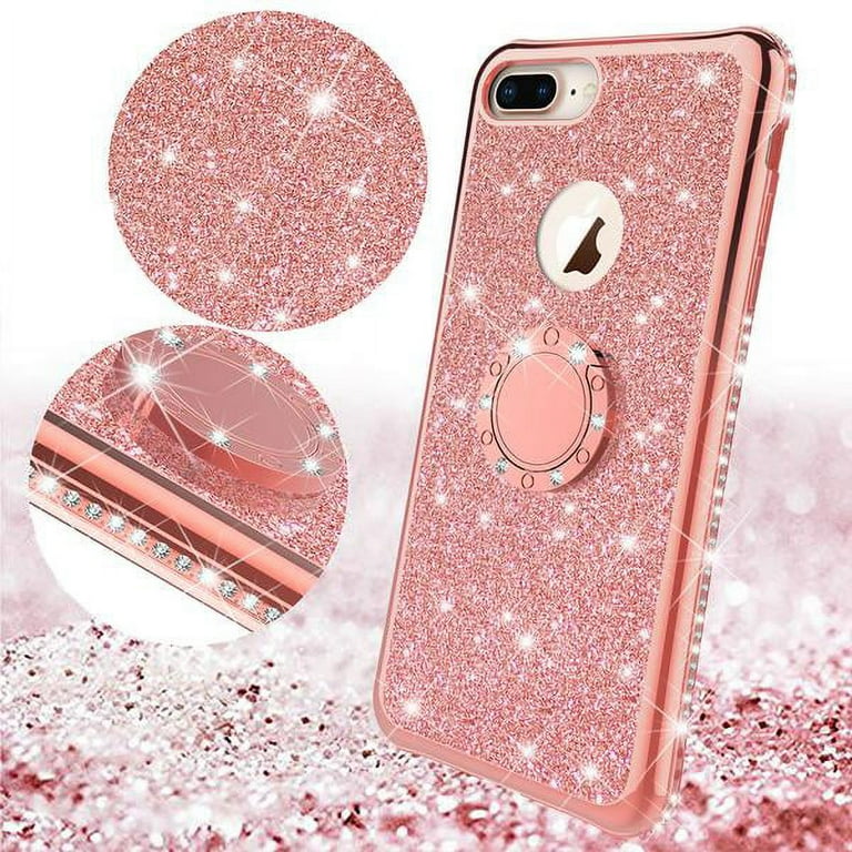 iPhone Plus Case, iPhone Plus Case, Glitter Cute Phone Case