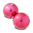 thumbnail image 3 of 2-Count Pink Shiny Jumbo Shatterproof Ball Christmas Ornaments, 7 in, by Holiday Time, 3 of 6