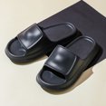 thumbnail image 1 of Vedolay Men's Slippers Men Unique Slippers Non-Slip Beach Sandals for Home Indoor Outdoor,Black 42, 1 of 3