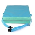 thumbnail image 1 of Faux Leather Children Kids Dining Chair Booster Cushion Baby Seats (Blue), 1 of 3