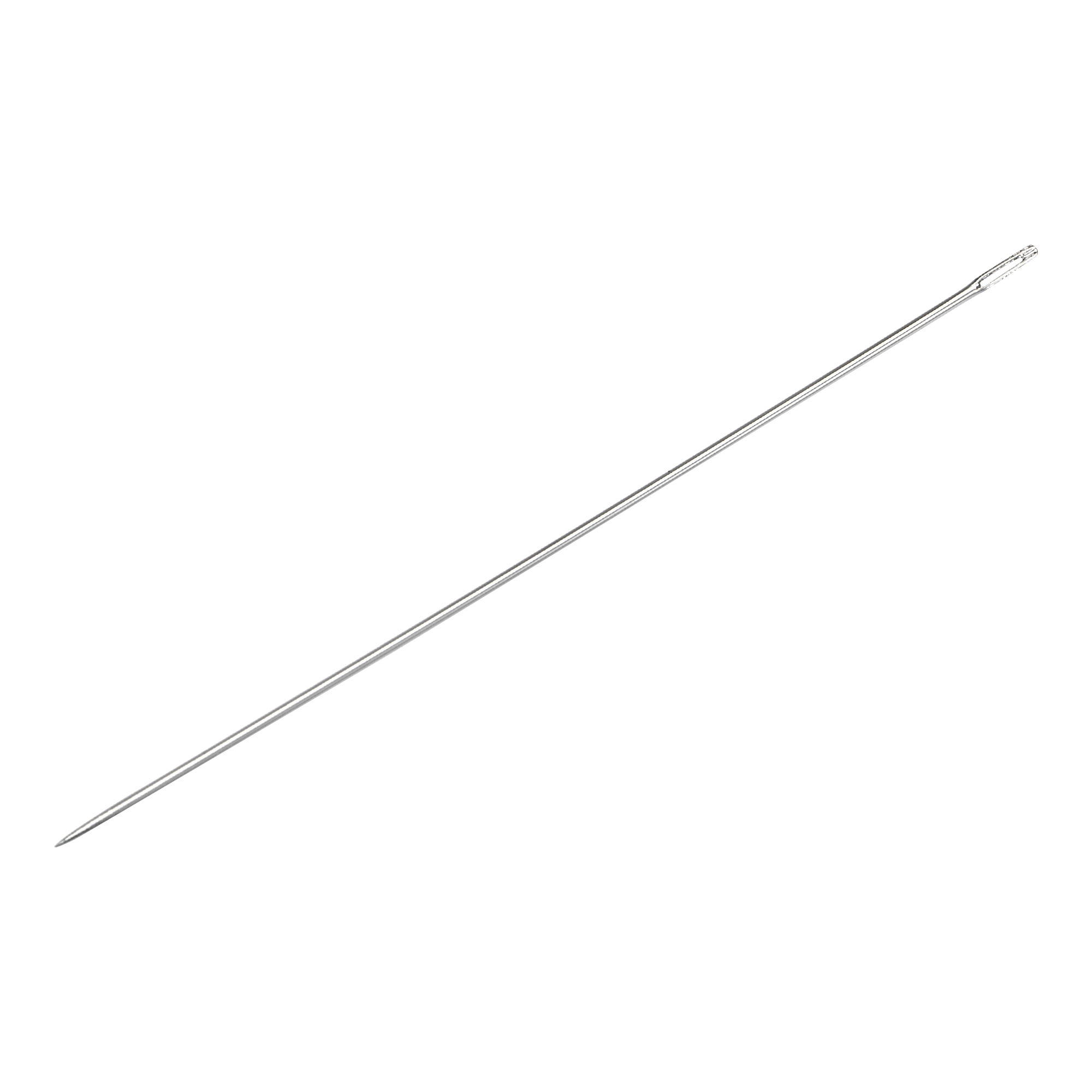24-Piece Stainless Steel Self-Threading Needles Set - Easy Thread