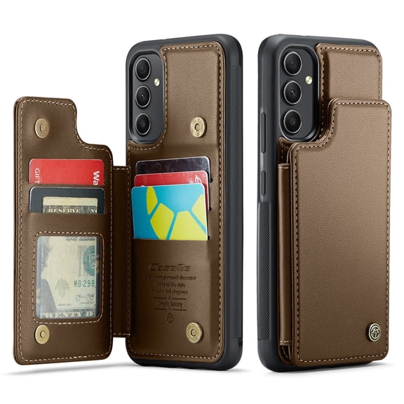 for Samsung Galaxy A54 5G Case with Card Holder, Wallet Case for Women Men with RFID Blocking, Durable Leather Kickstand Magnetic Clasp Shockproof Phone Case for Samsung Galaxy A54 5G